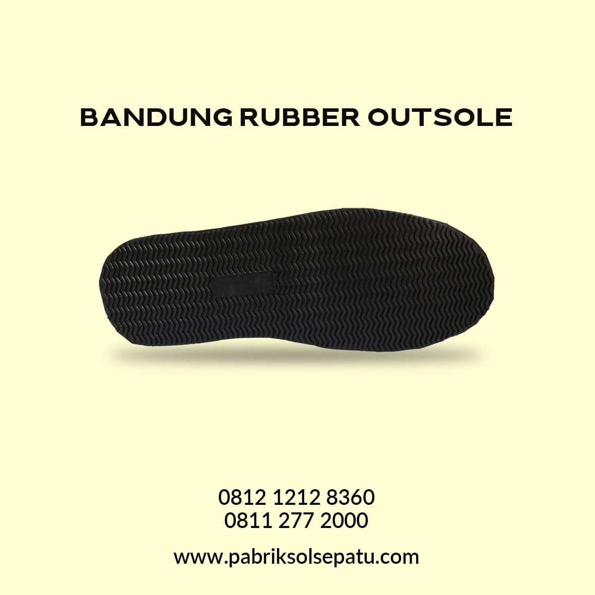 sol sepatu karet 235